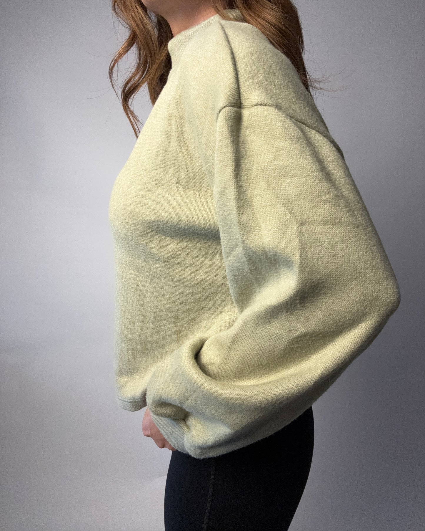 Suéter LIV Soft Mock Neck – Sage