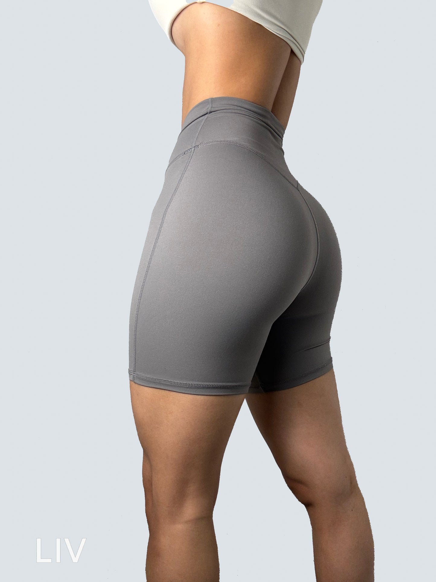 Short Aura Cross – Pretina Cruzada | Cintura Alta | Fit Medio