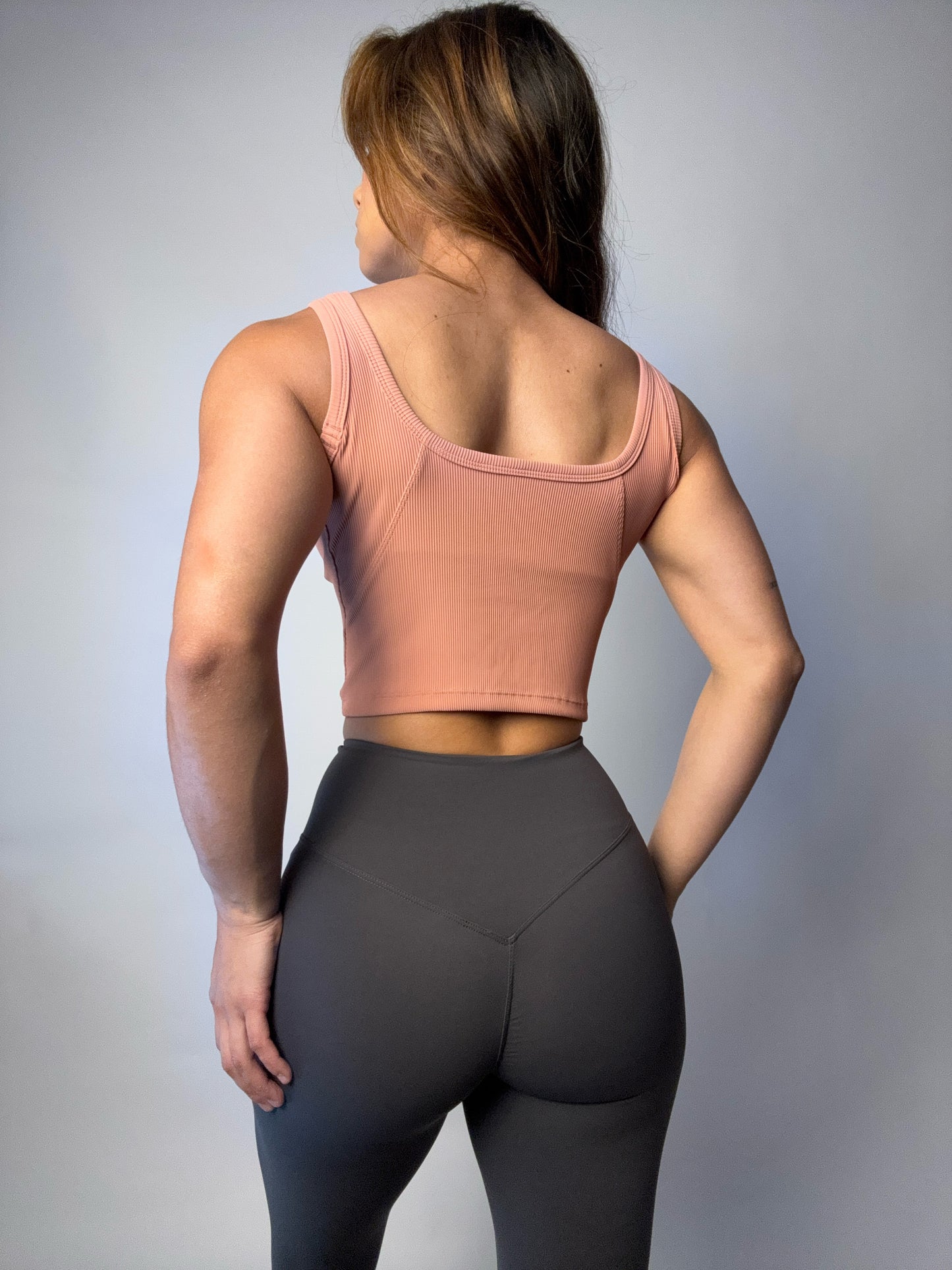 Top LIV Ribbed Soft – Peach