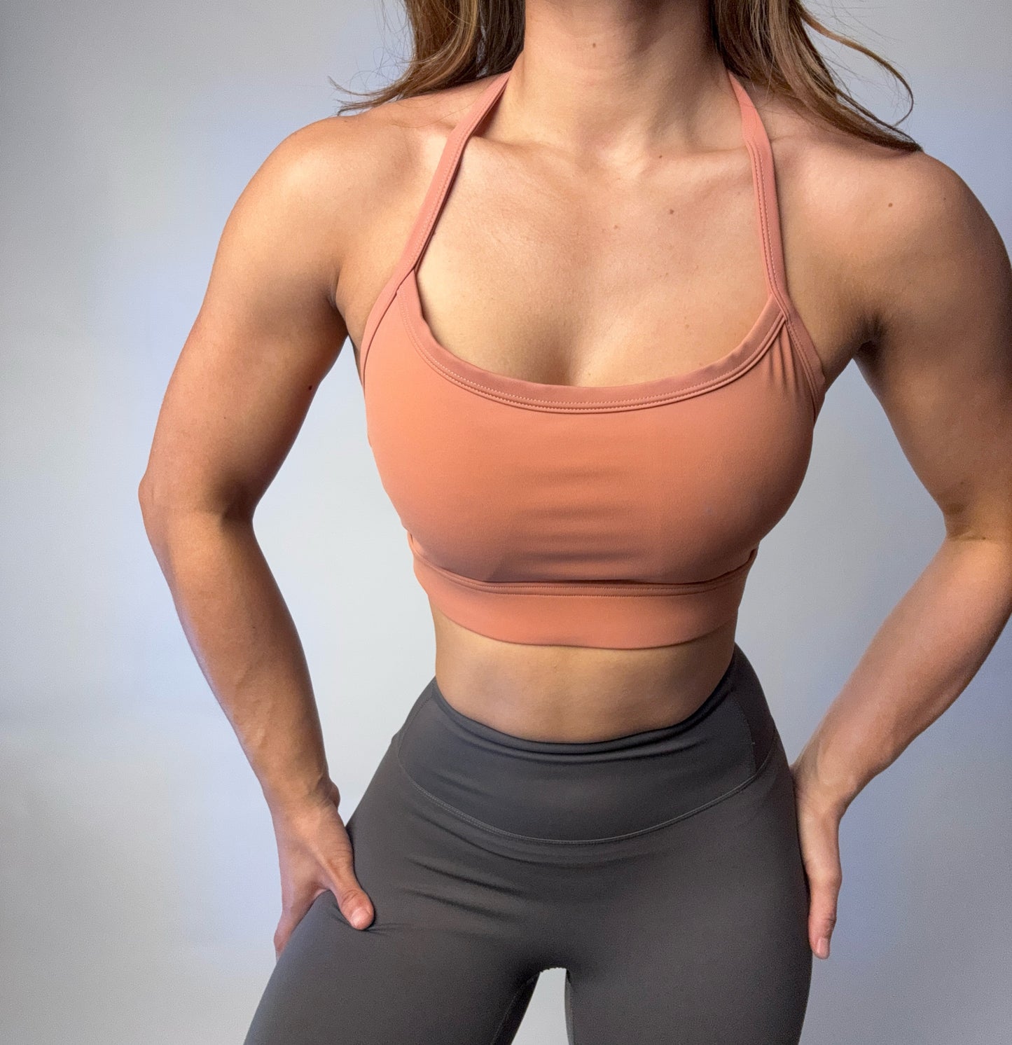Top LIV Halter Sculpt –coral