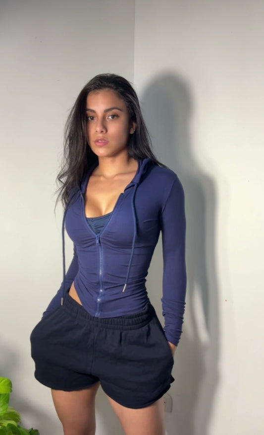 Suéter UrbanFit – Azul Profundo