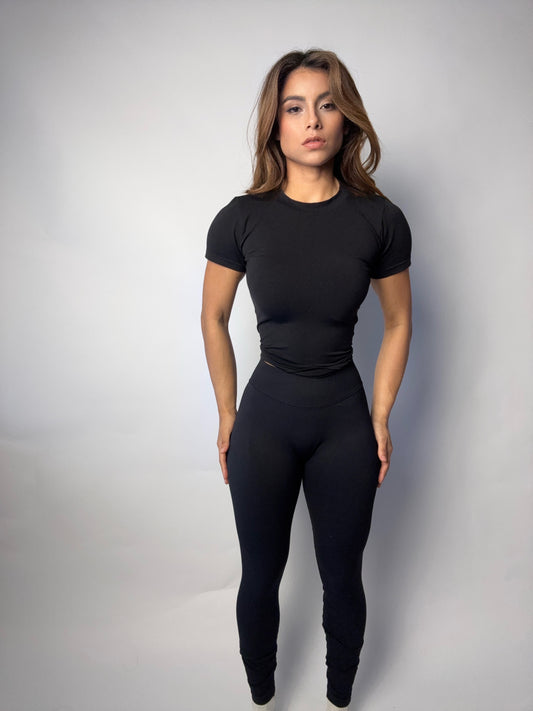 Legging Sculpt Tube – Negro Carbón