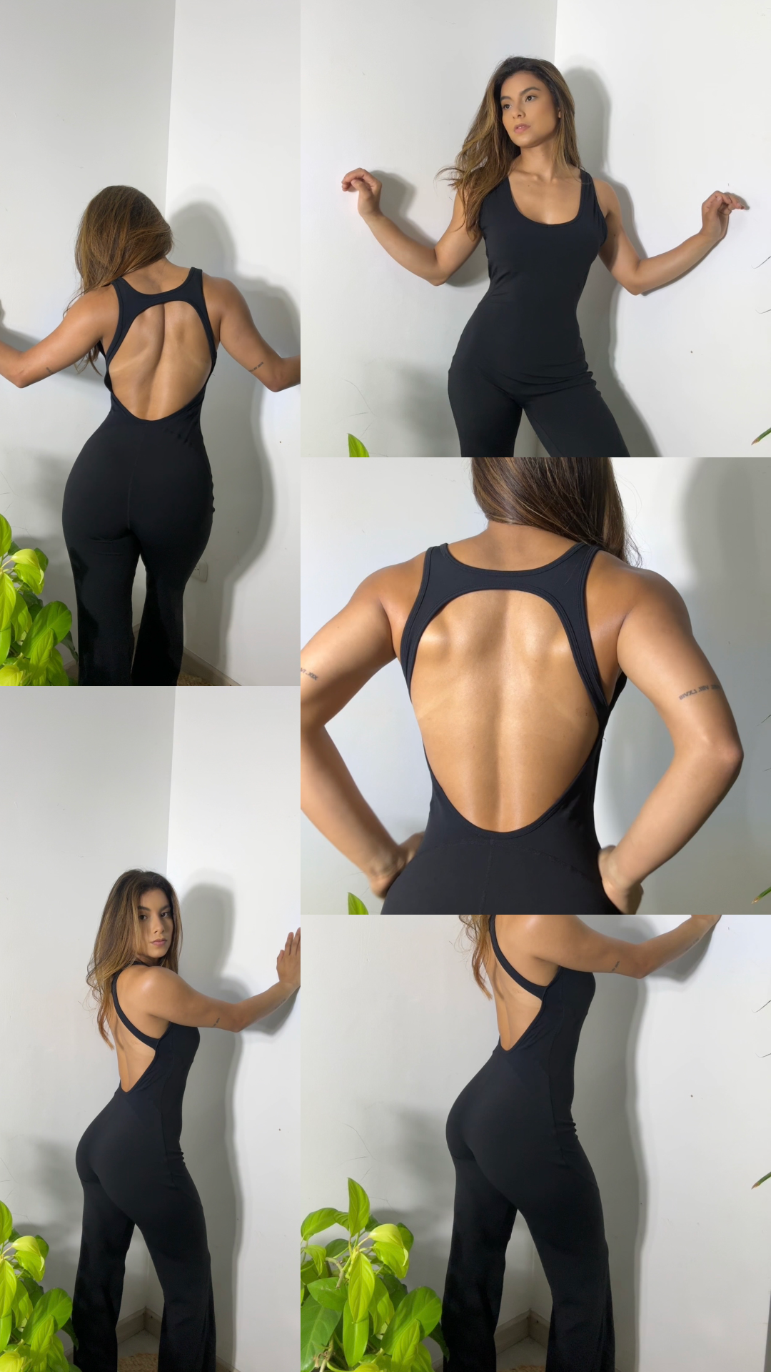 Open Back Glow Jumpsuit