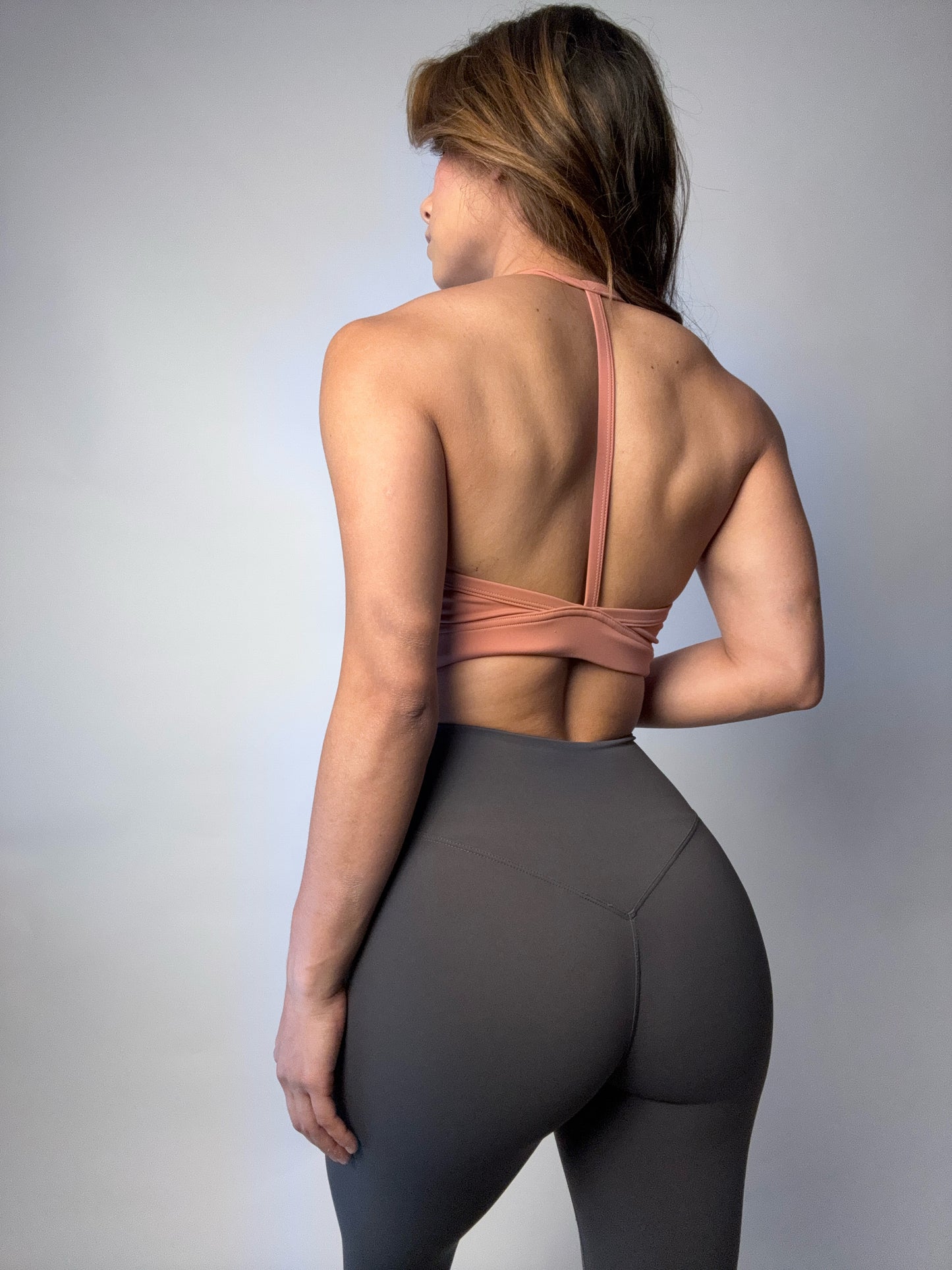 Top LIV Halter Sculpt –coral