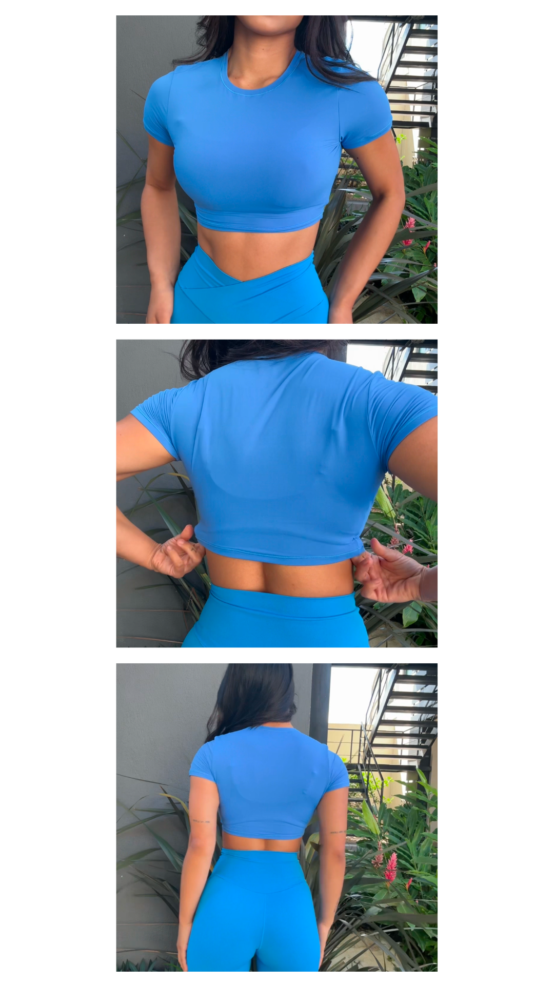 Top PowerBlue – Manga Corta